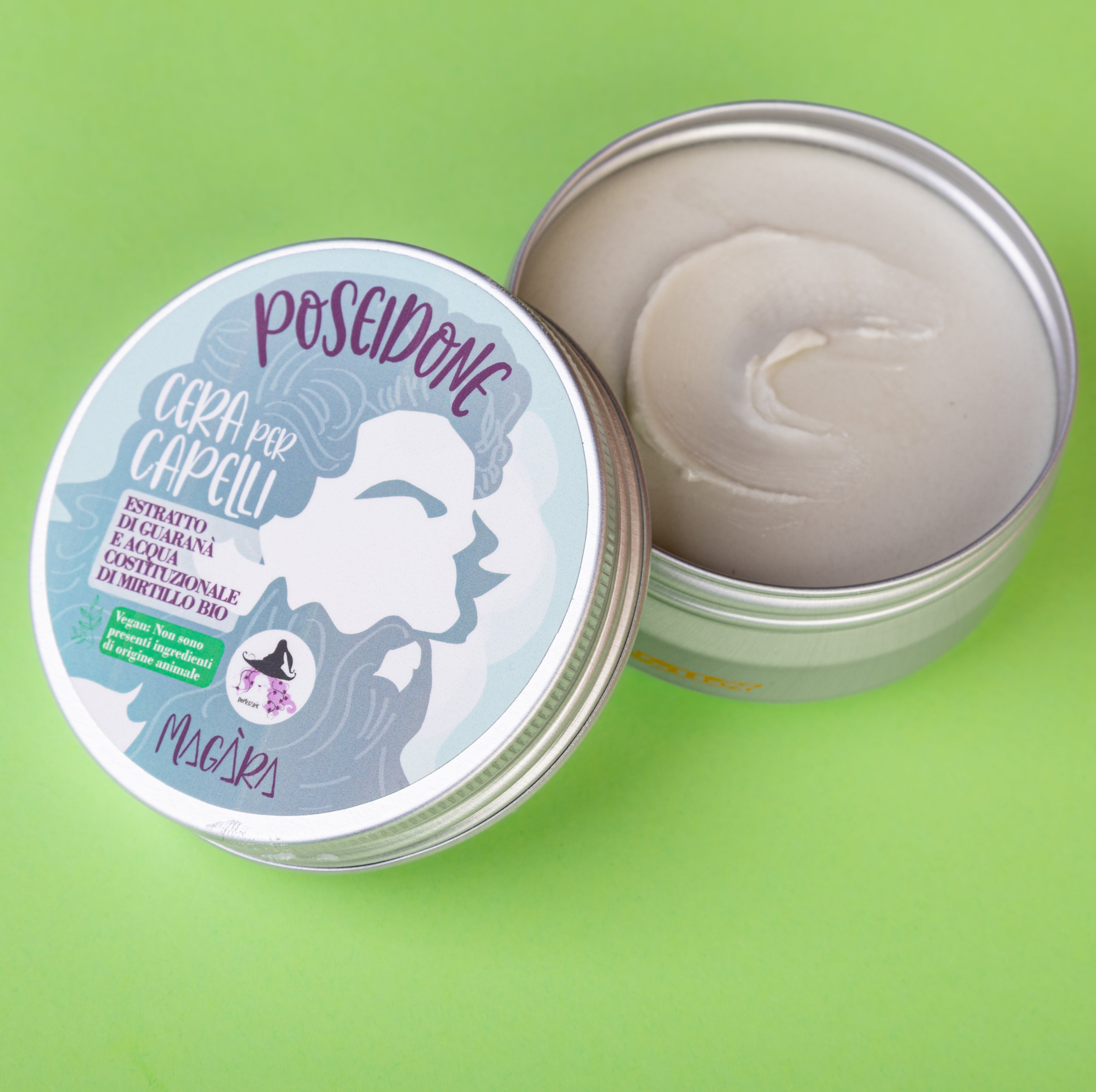 MAGARA - Poseidone, cera per capelli fissante e disciplinante