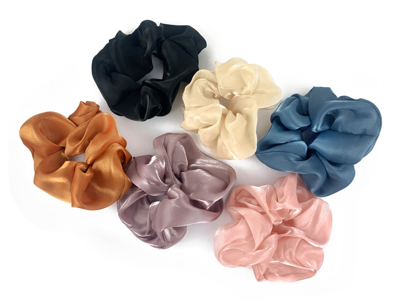 Scrunchies maxi in chiffon