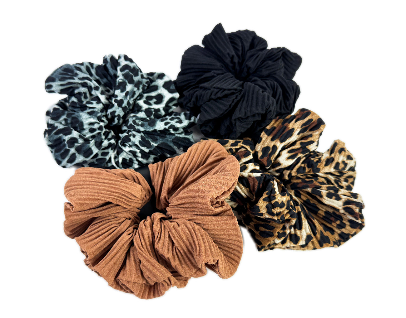 Scrunchies plissé