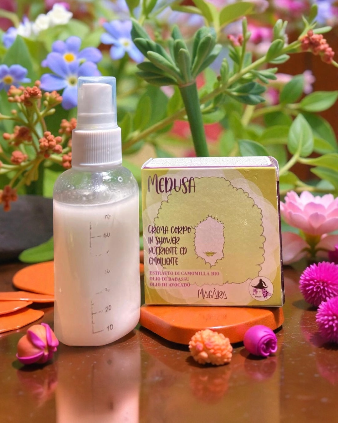 Profumo per capelli con Medusa